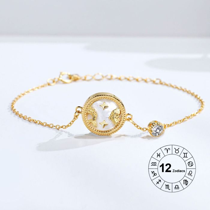 Pisces Zodiac Bracelet