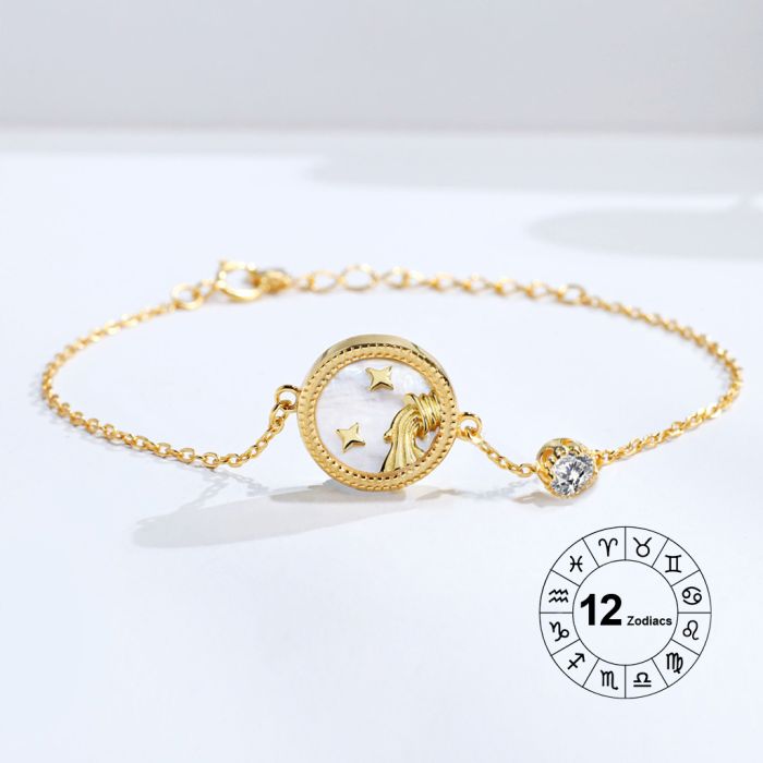 Aquarius Zodiac Bracelet