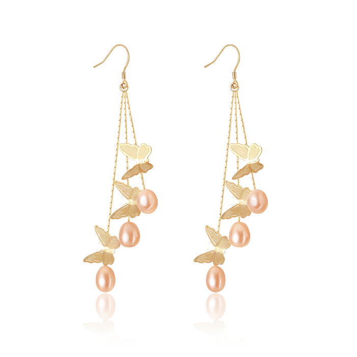 Butterfly Drop Earrings