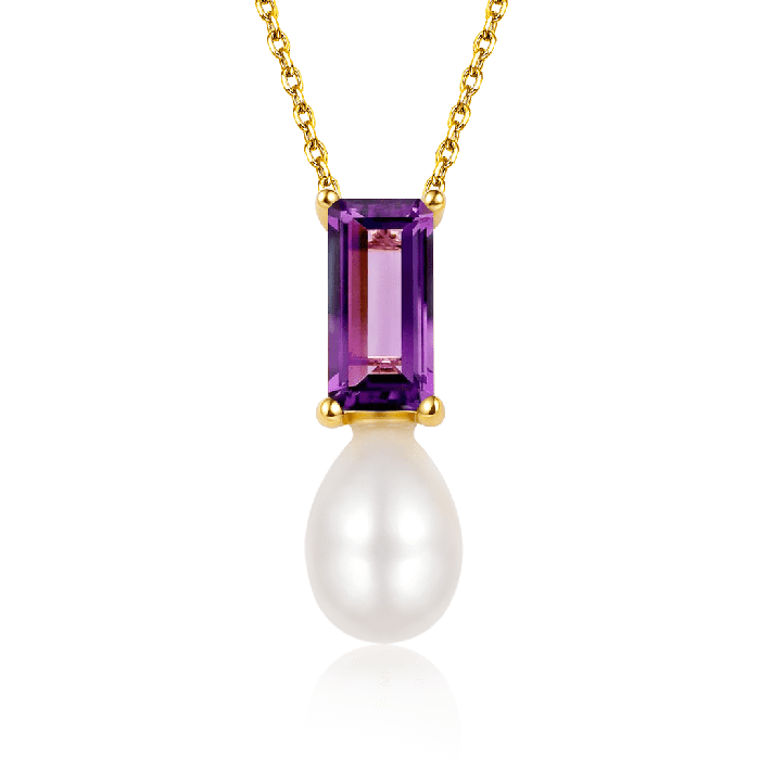 Purple Amethyst Necklace
