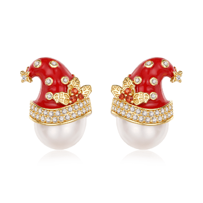 Santa Hat Earrings