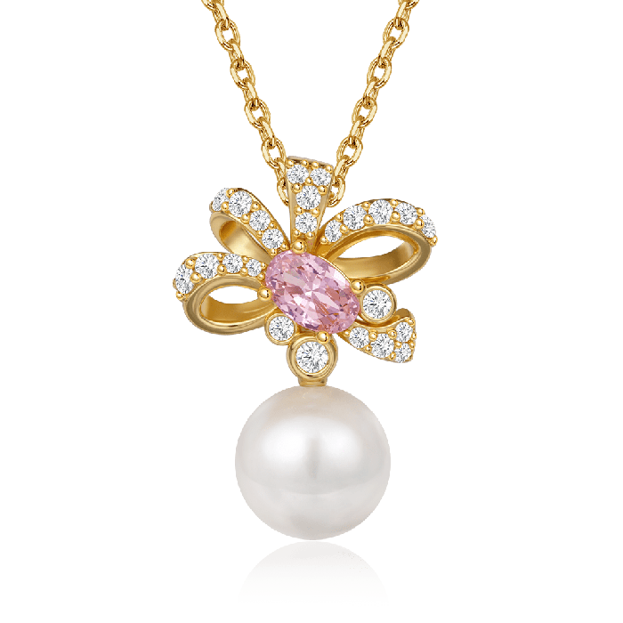 Ribbon Pendant Necklace