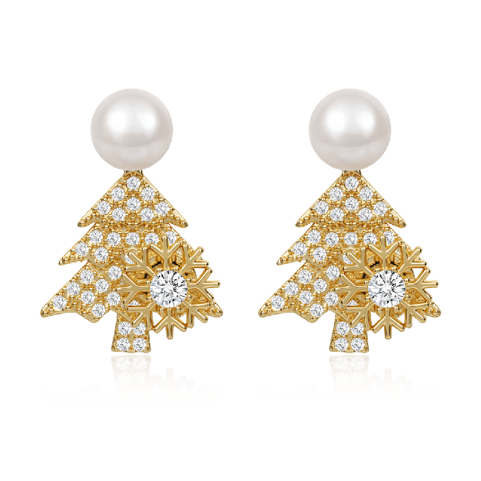 Christmas Tree Stud Earrings