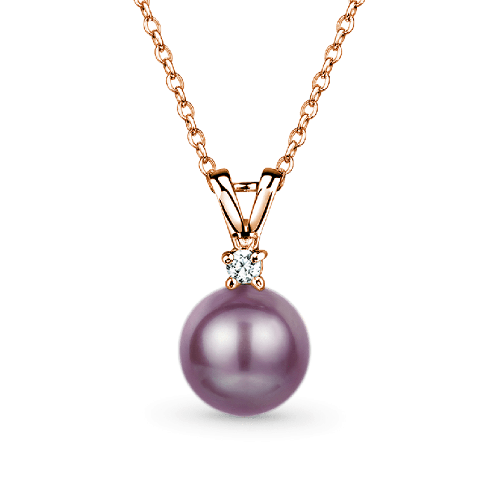 Purple Pearl Necklace