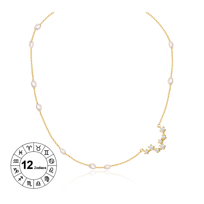 Pisces Zodiac Necklace