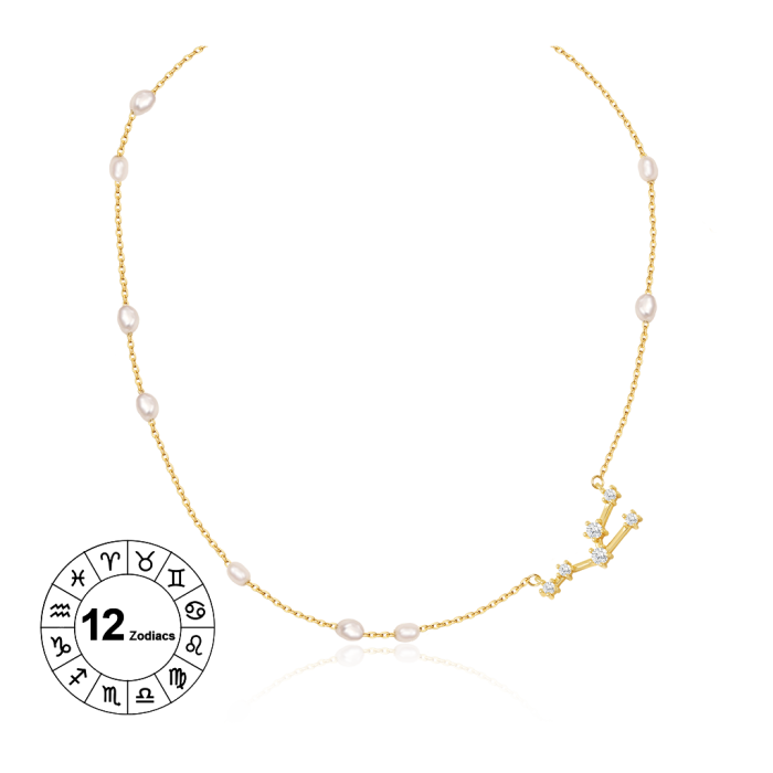 Taurus Zodiac Necklace