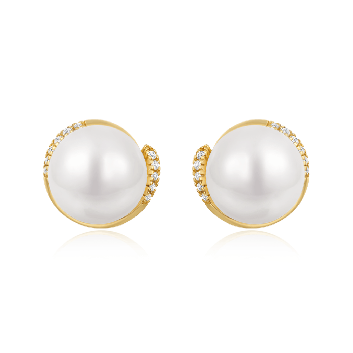 Pearl Stud Earrings