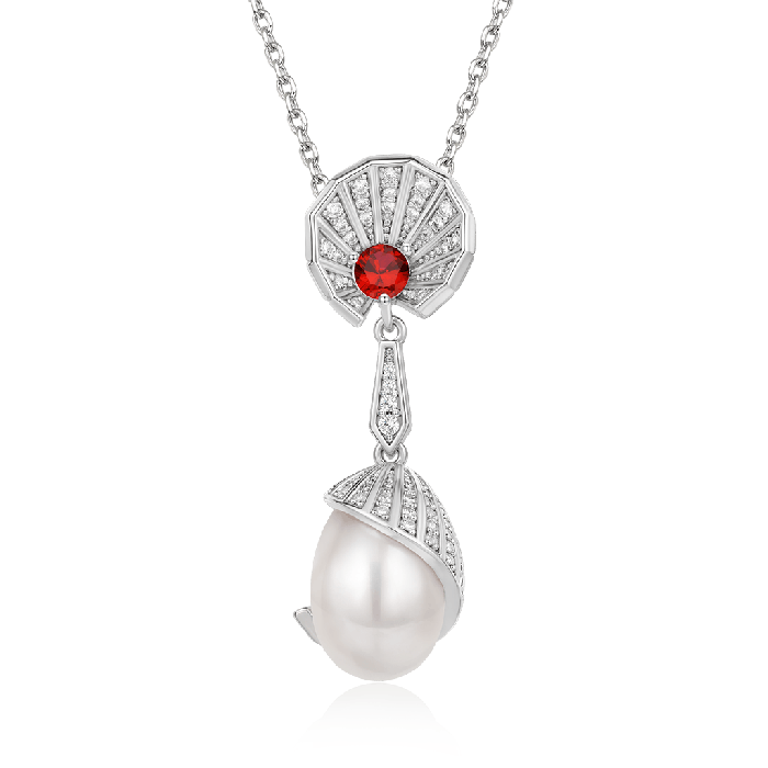 Spiral Pendant Necklace